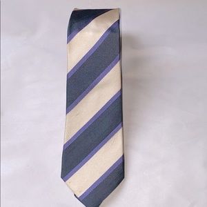 Fendi- Tan/Blue/Purple Tie